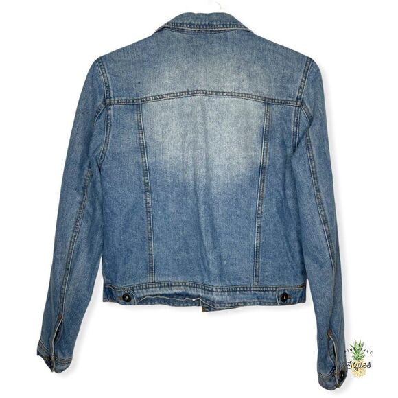 HIGHWAY JEANS Distressed Denim Jacket - Picture 6 of 8